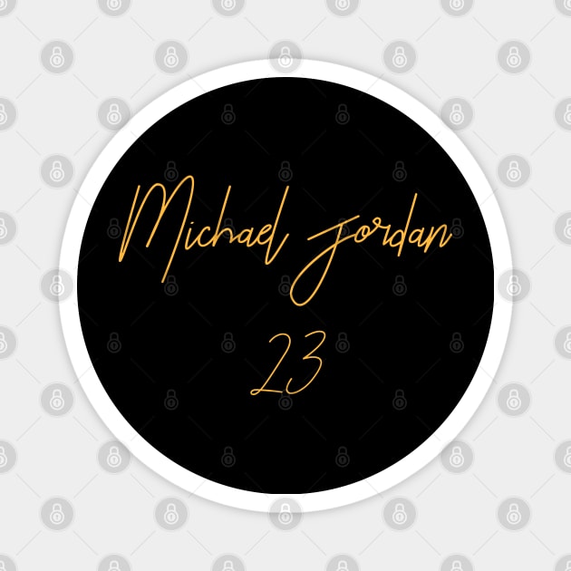 Michael Jordan 23 Magnet by EmmaShirt